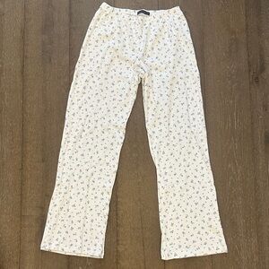 Brandy Melville Pointelle Floral Pants